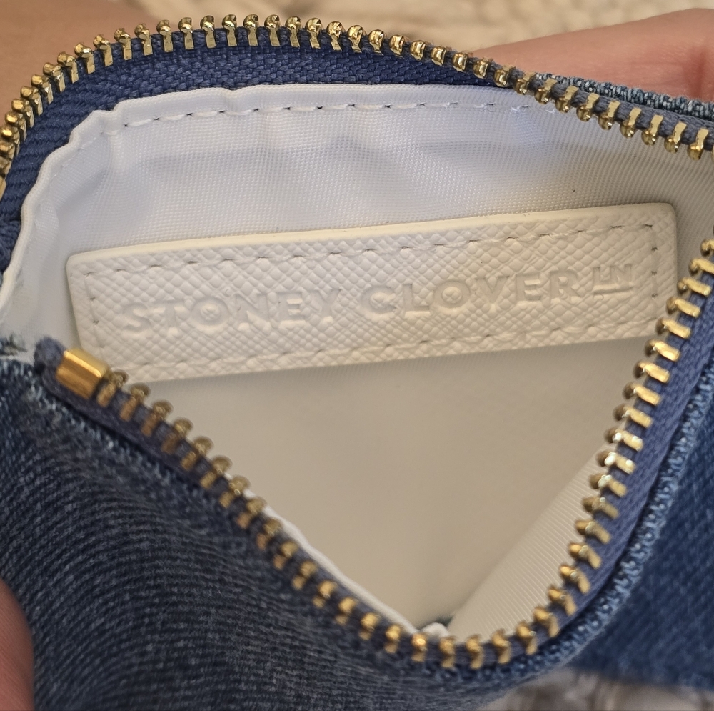 Denim Keychain Wallet - Picture 5 of 5